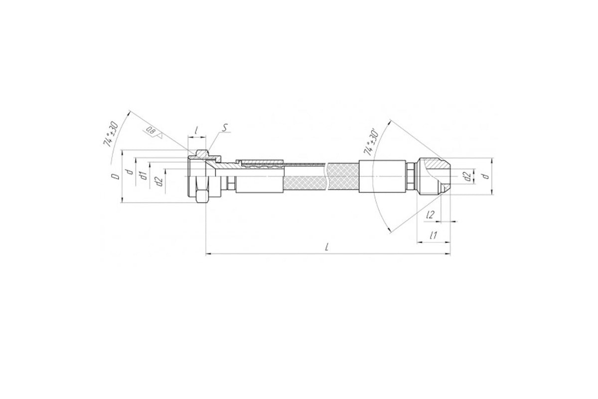 Technical drawing for 8Д0.447.013